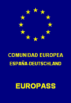 Vemos un primer diseño como podría ser el Pasaporte de un europeo real de origen español.